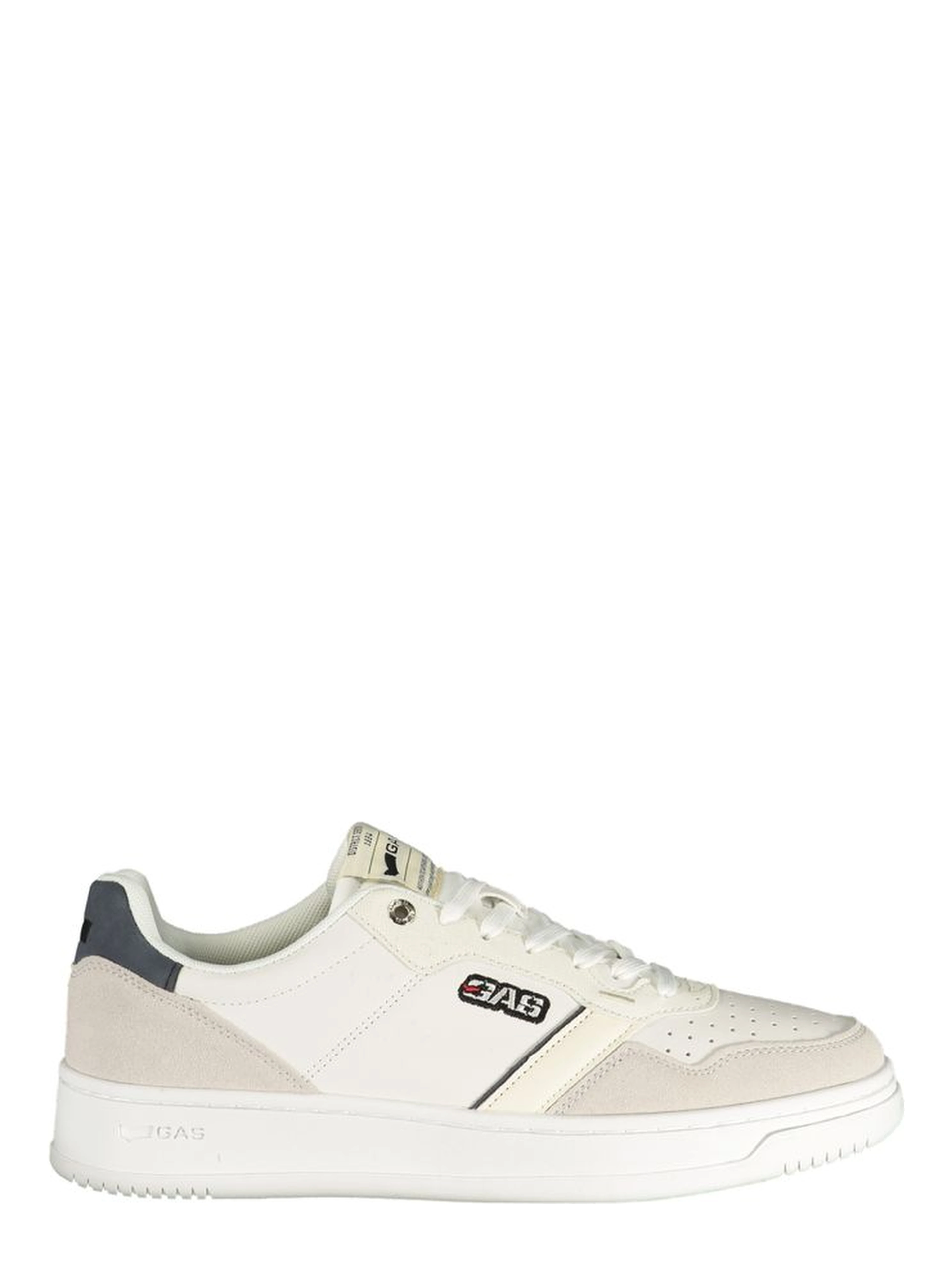 White Polyester Men Sneaker
