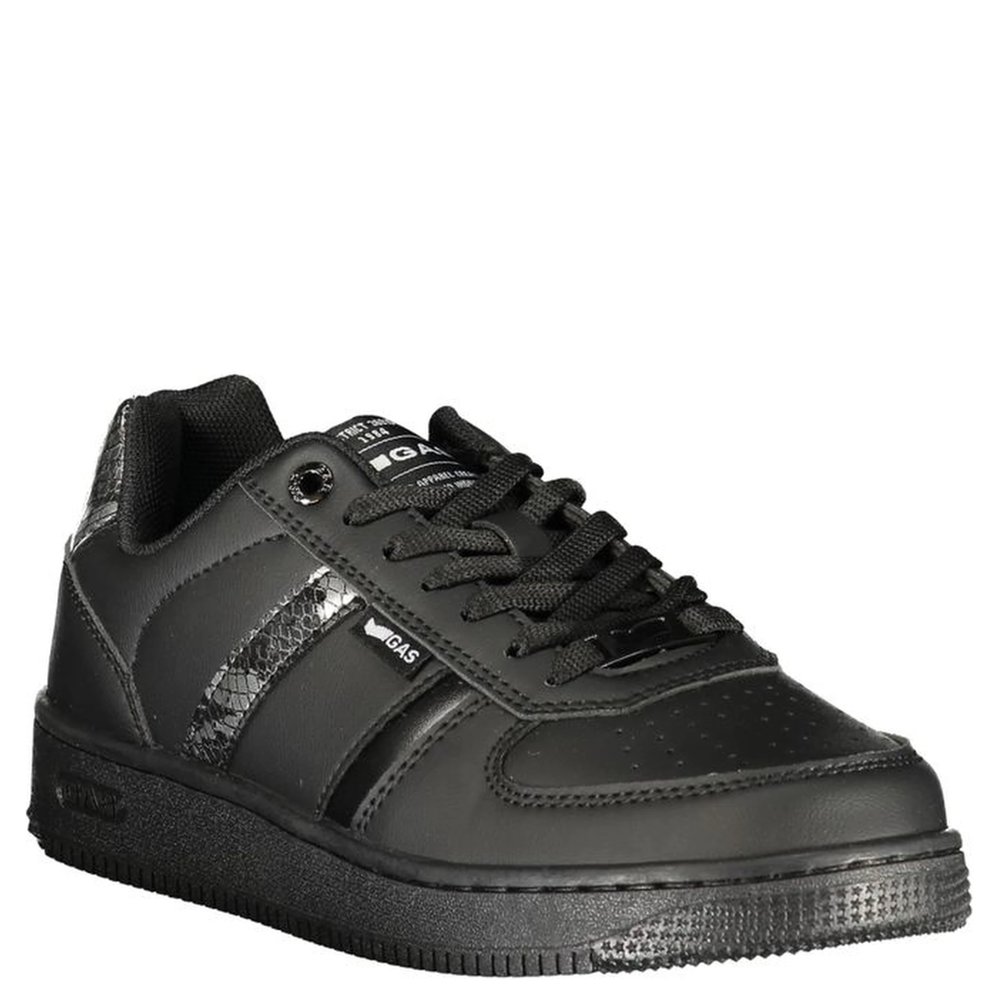 Black Polyurethane Women's Sneaker