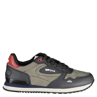 Blue Polyester Men Sneaker