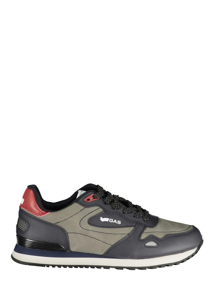Blue Polyester Men Sneaker