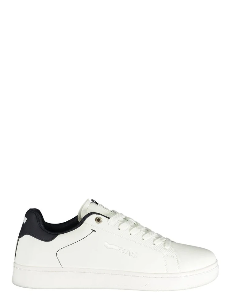 White Polyurethane Men's Sneaker