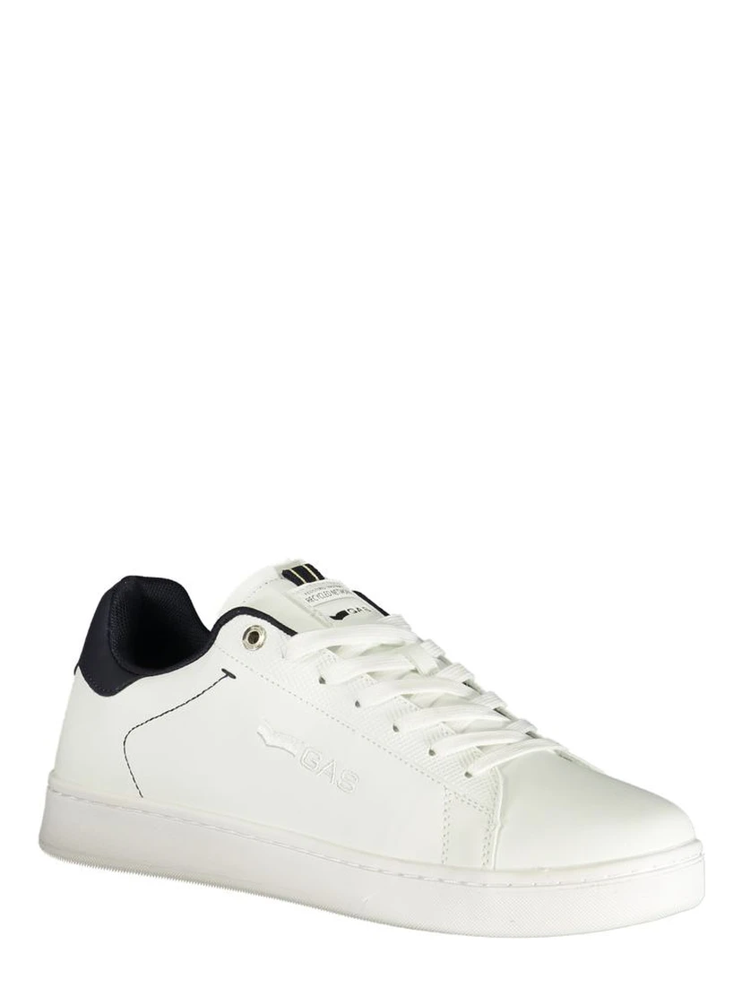 White Polyurethane Men's Sneaker