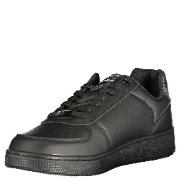 Black Polyurethane Women's Sneaker