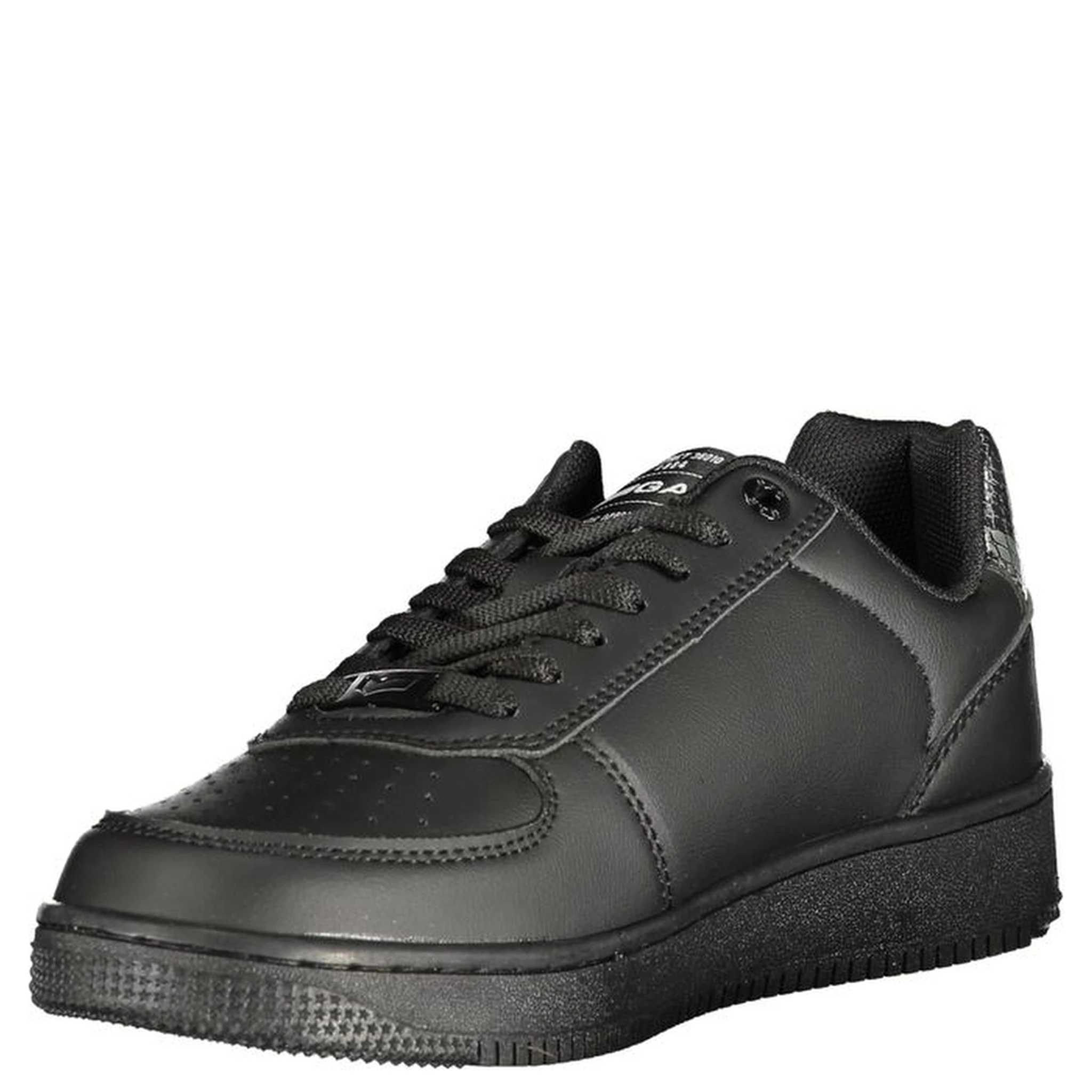 Black Polyurethane Women's Sneaker