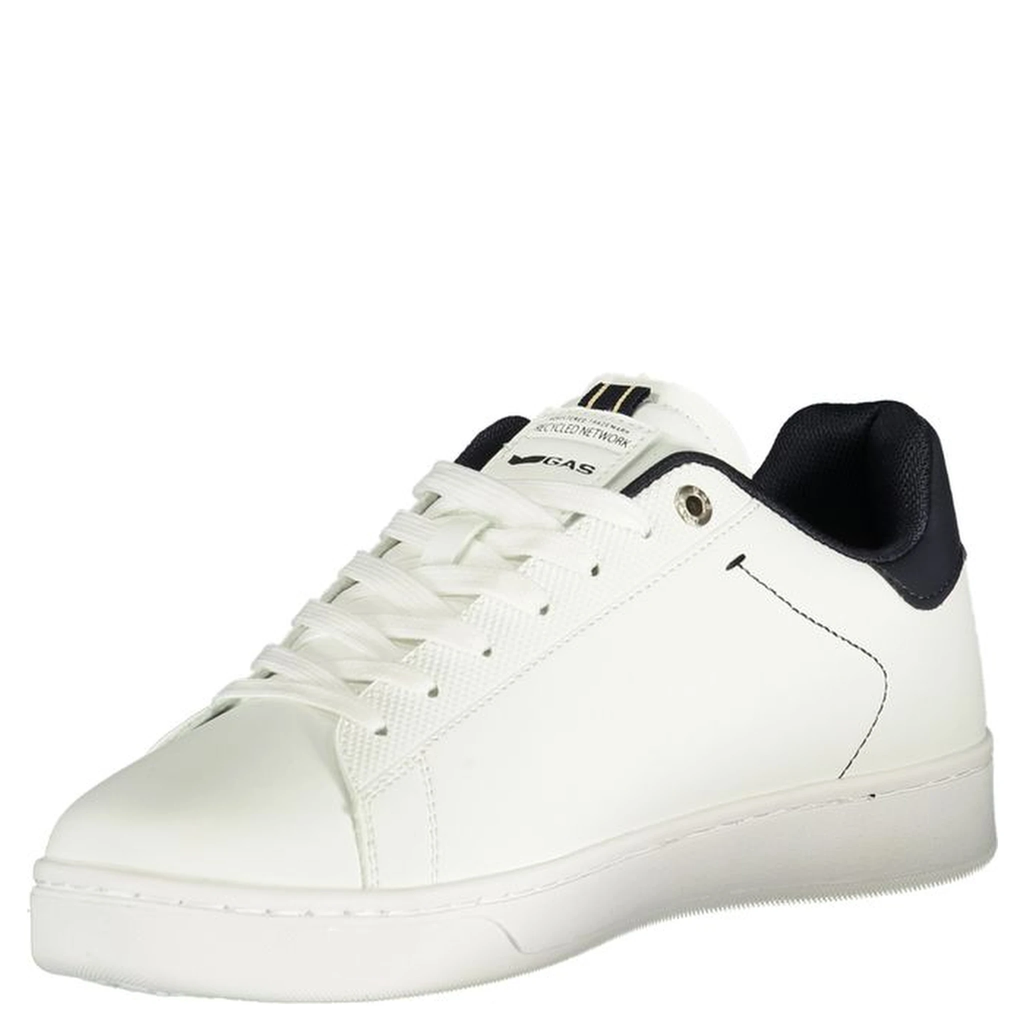 White Polyurethane Men's Sneaker