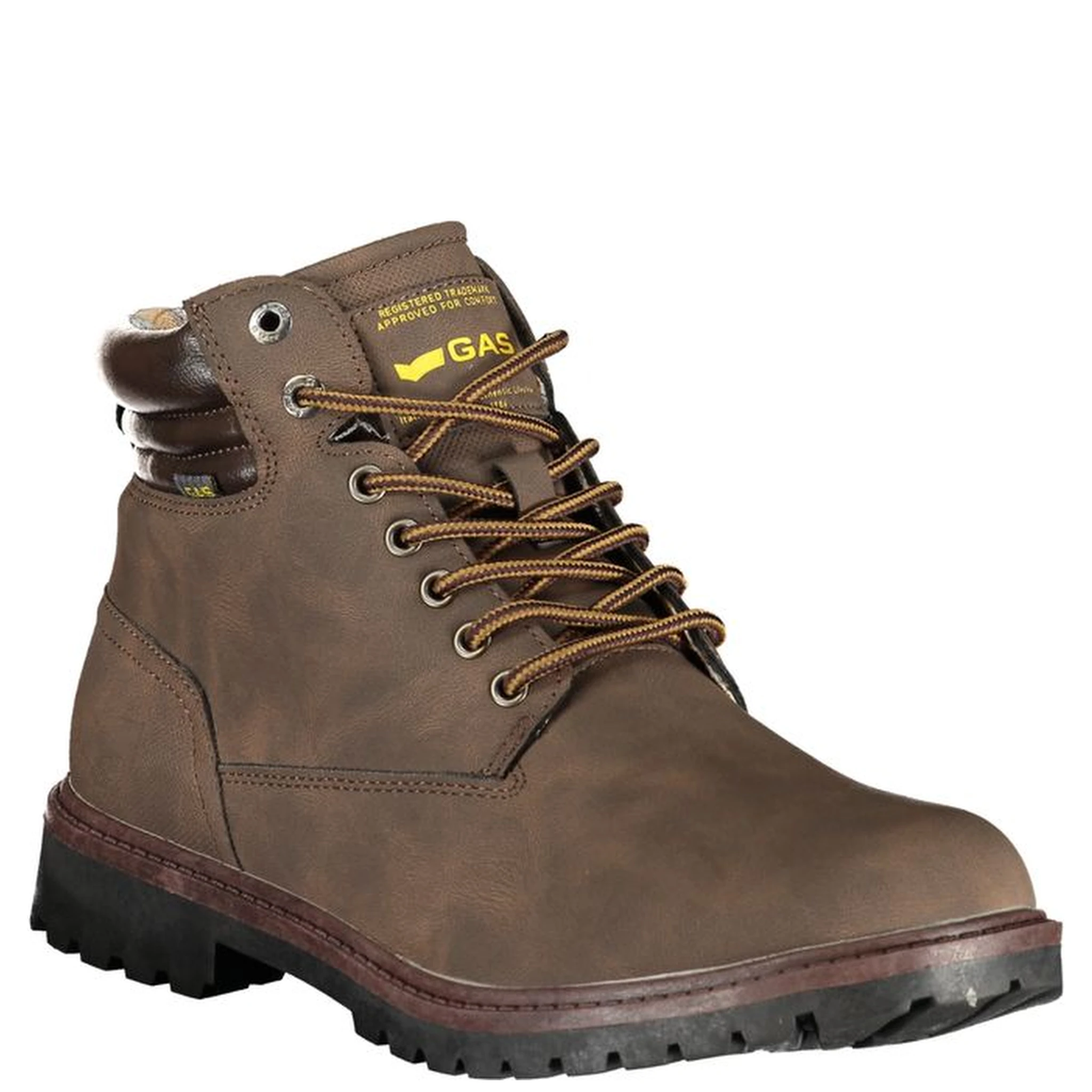 Marrone Poliuretano Mens Sneaker Boot