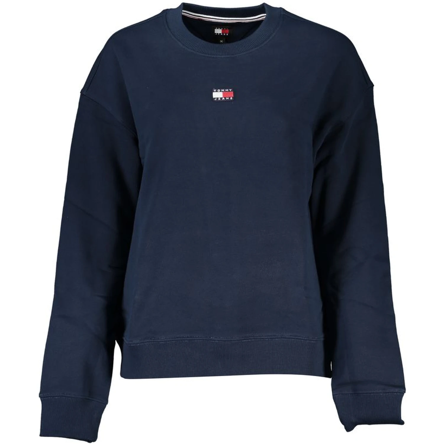 Blue Cotton Women Sweatshirt