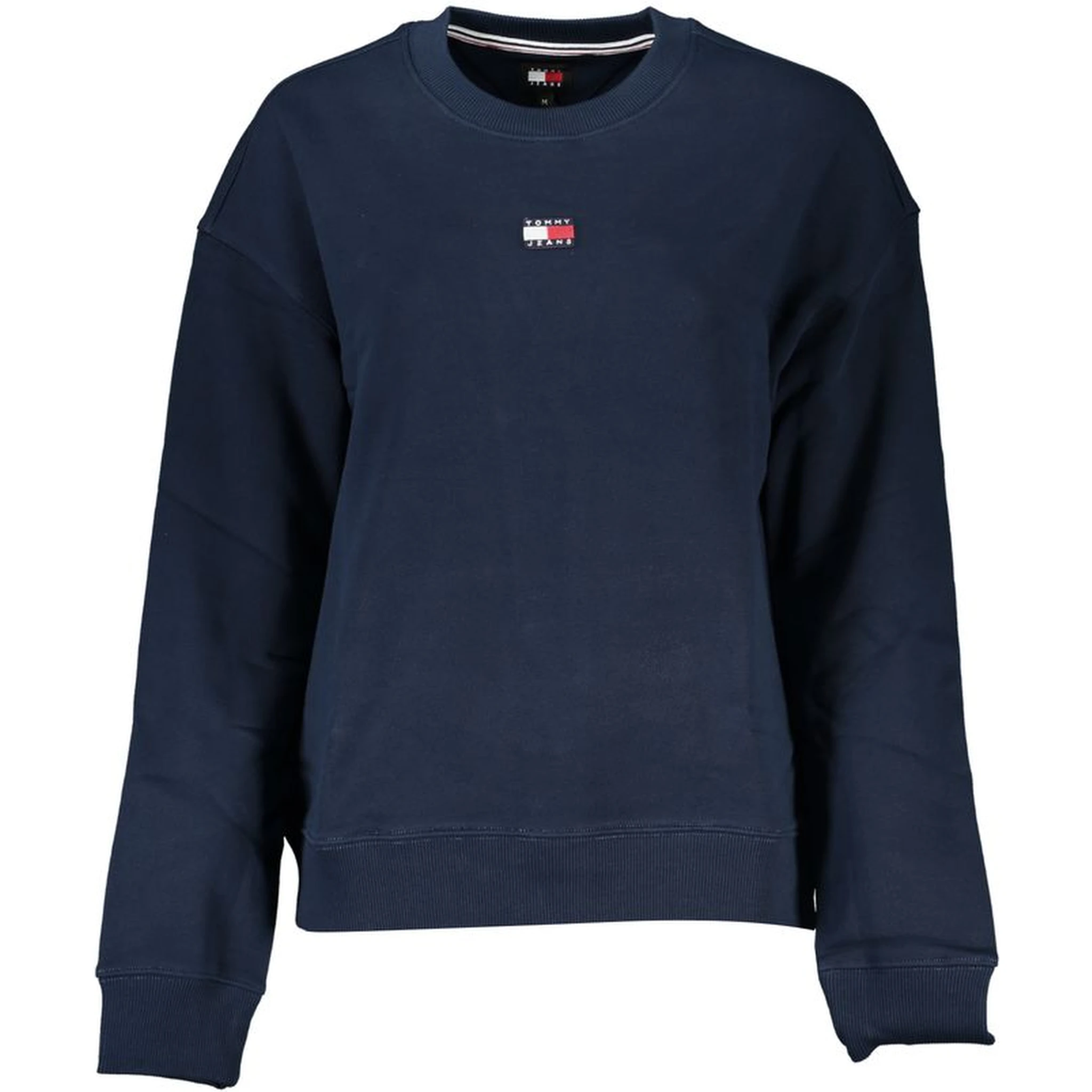 Blue Cotton Women Sweatshirt