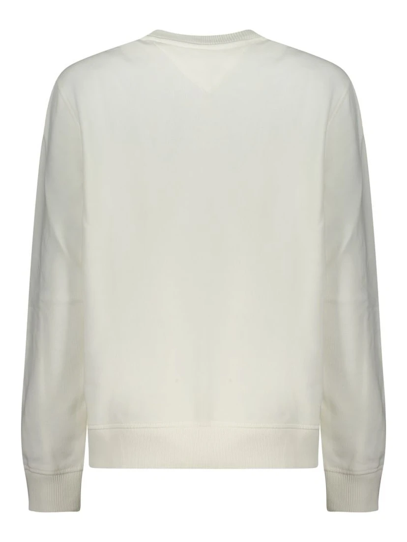 Bianco Cotton Women Sweatshirt