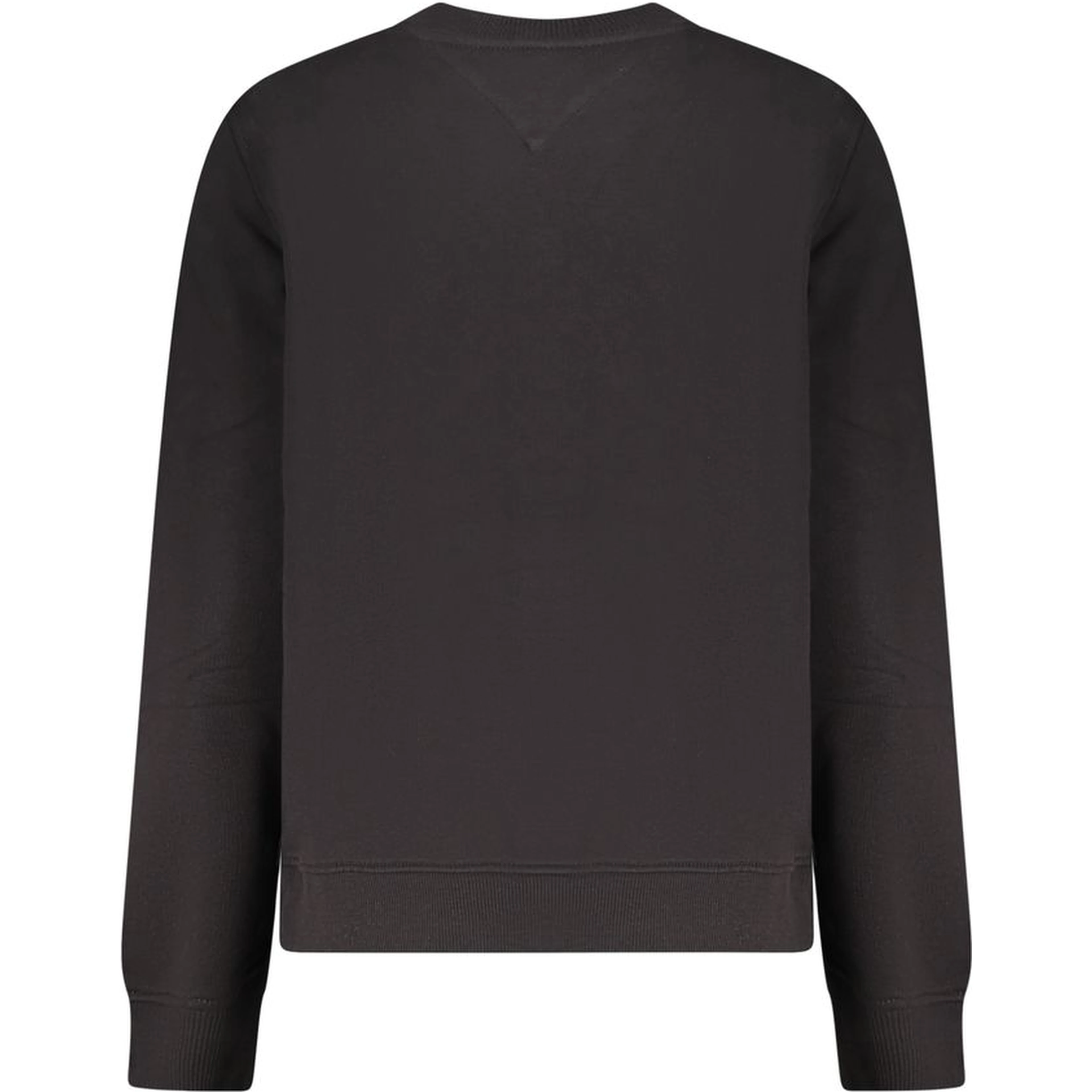 Black Cotton Women Sweatshirt