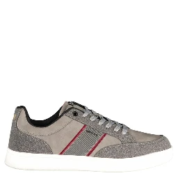 Grigio Poliestere Man Sneaker
