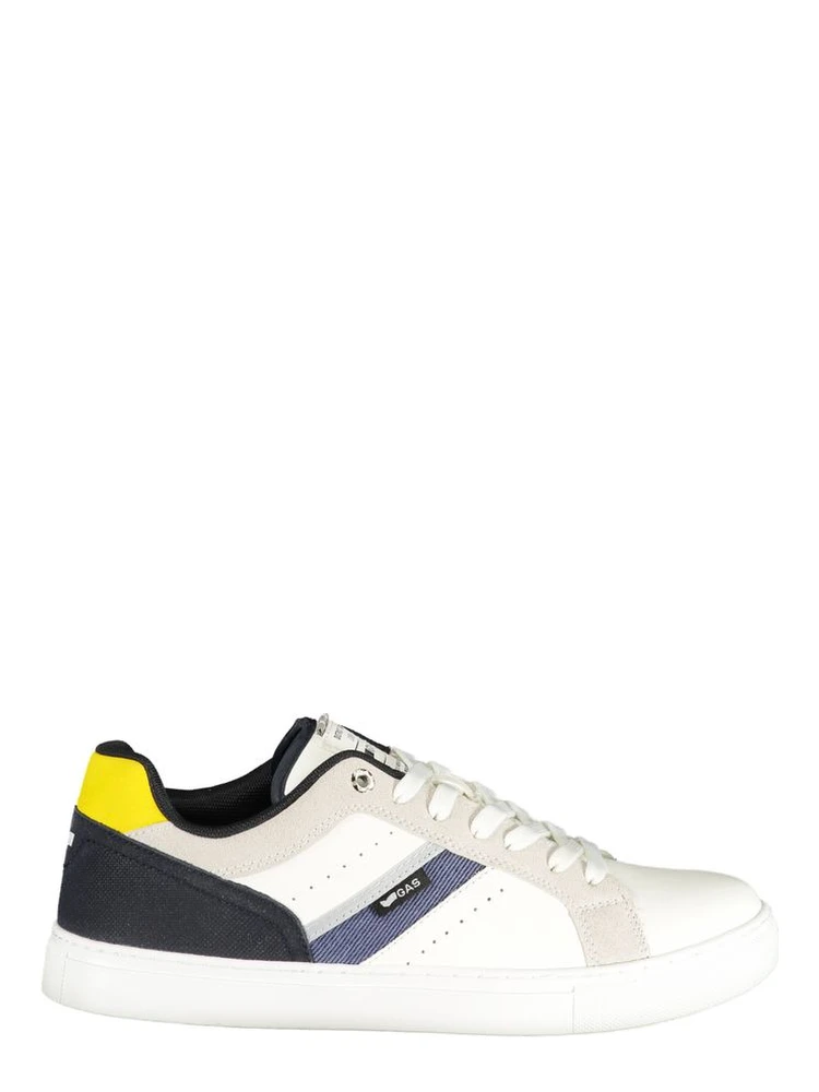 White Polyurethane Men's Sneaker