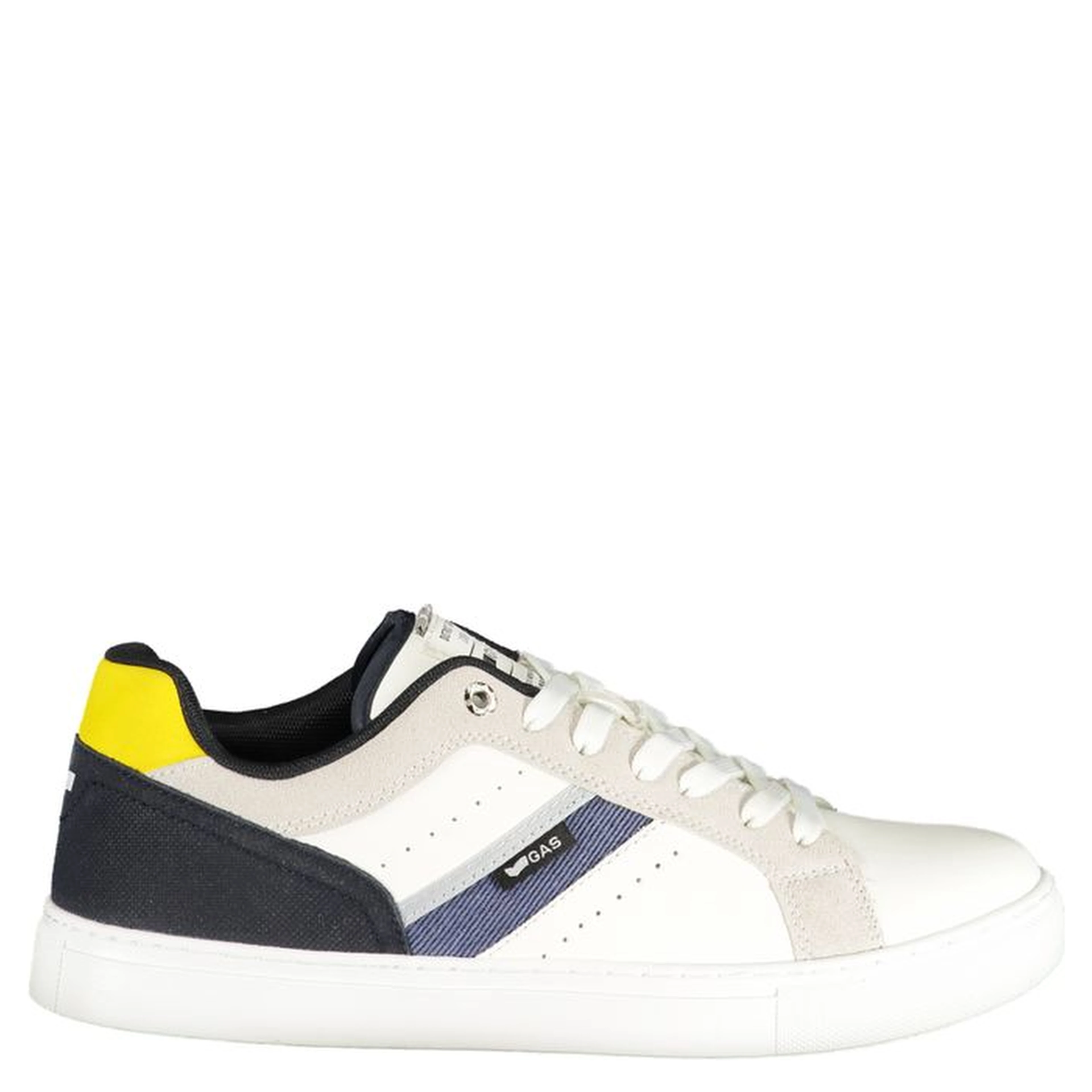 White Polyurethane Men's Sneaker