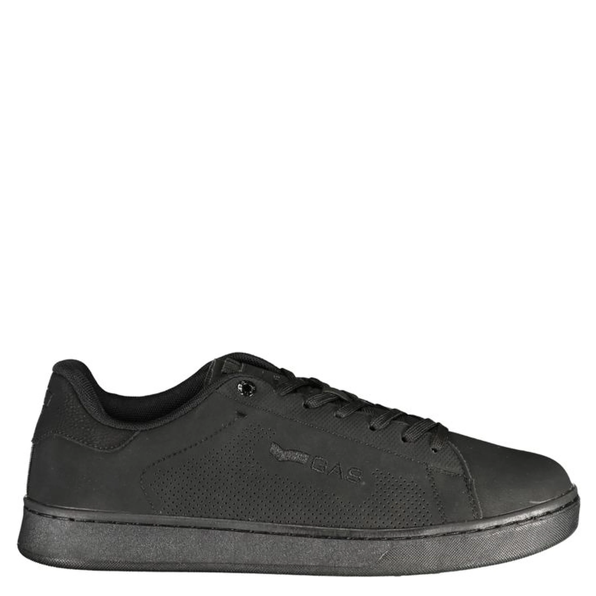 Black Polyurethane Men Sneaker