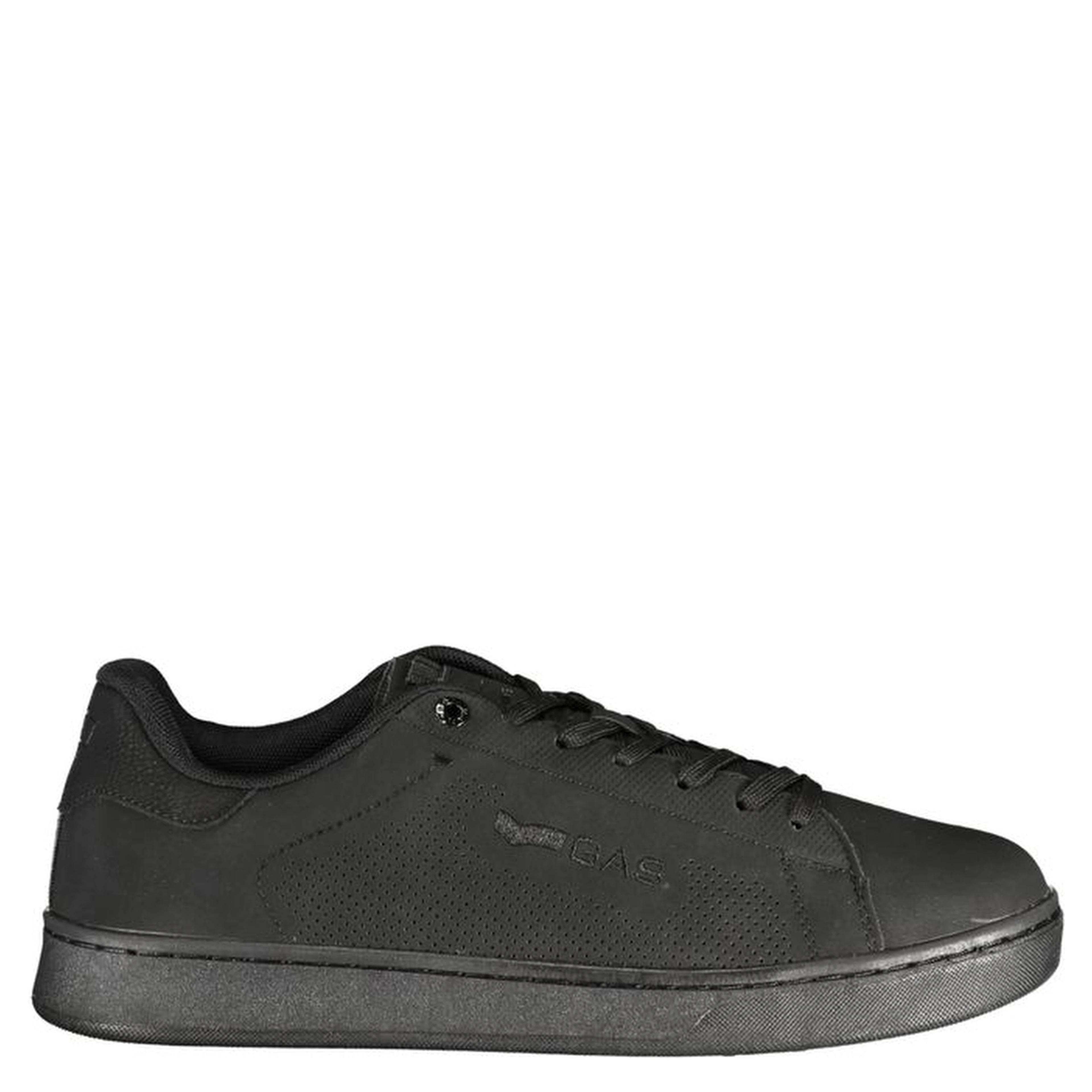 Black Polyurethane Men Sneaker