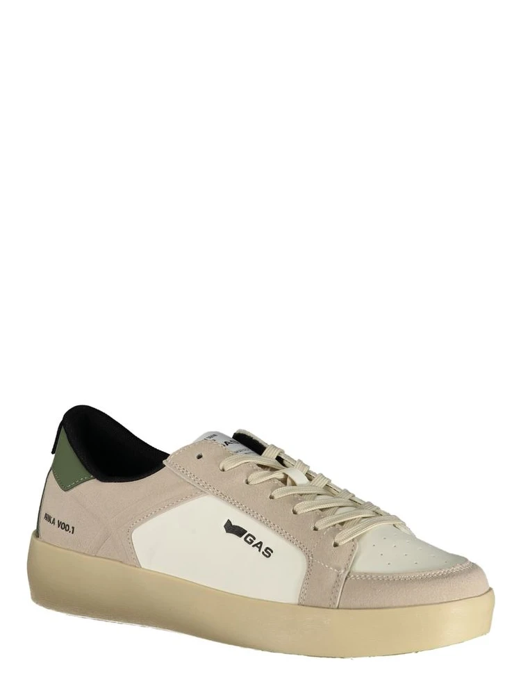 Bianco Polyurethane Men Sneaker alternative