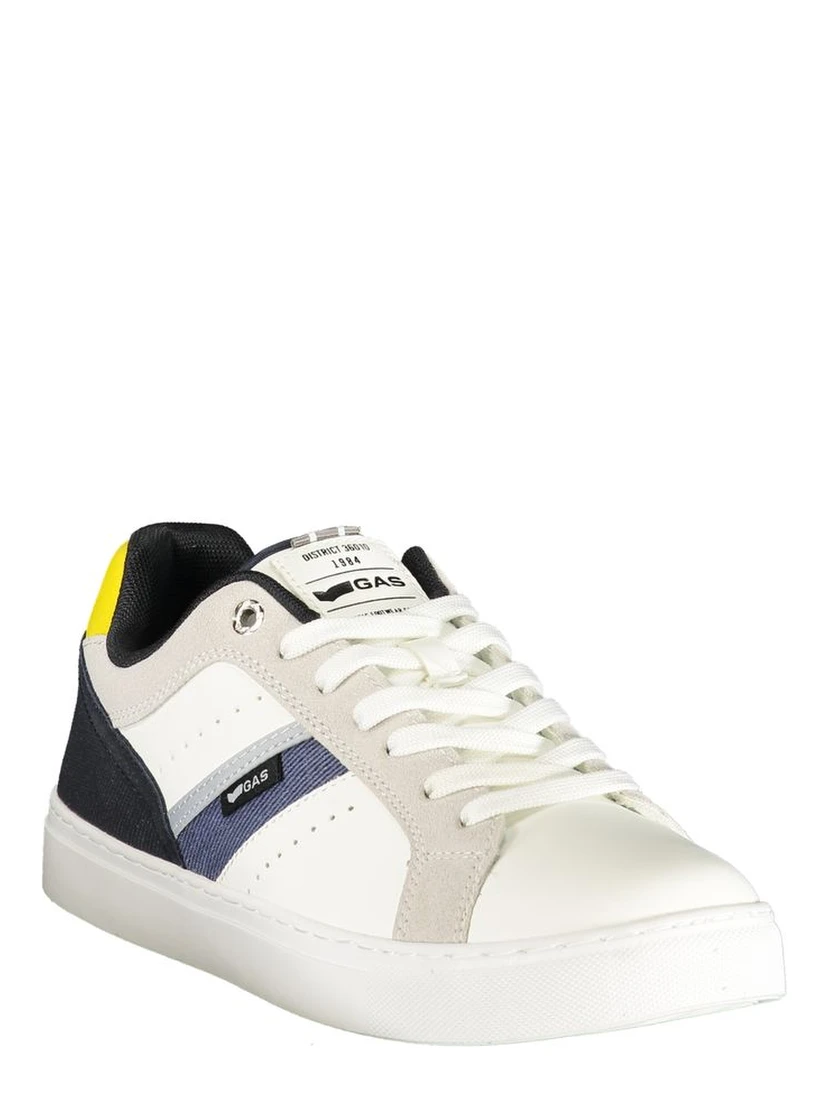 White Polyurethane Men's Sneaker