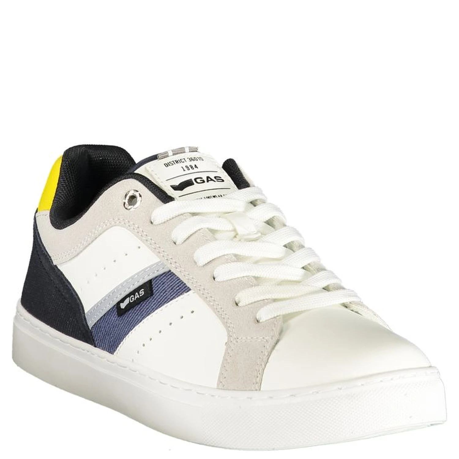 White Polyurethane Men's Sneaker