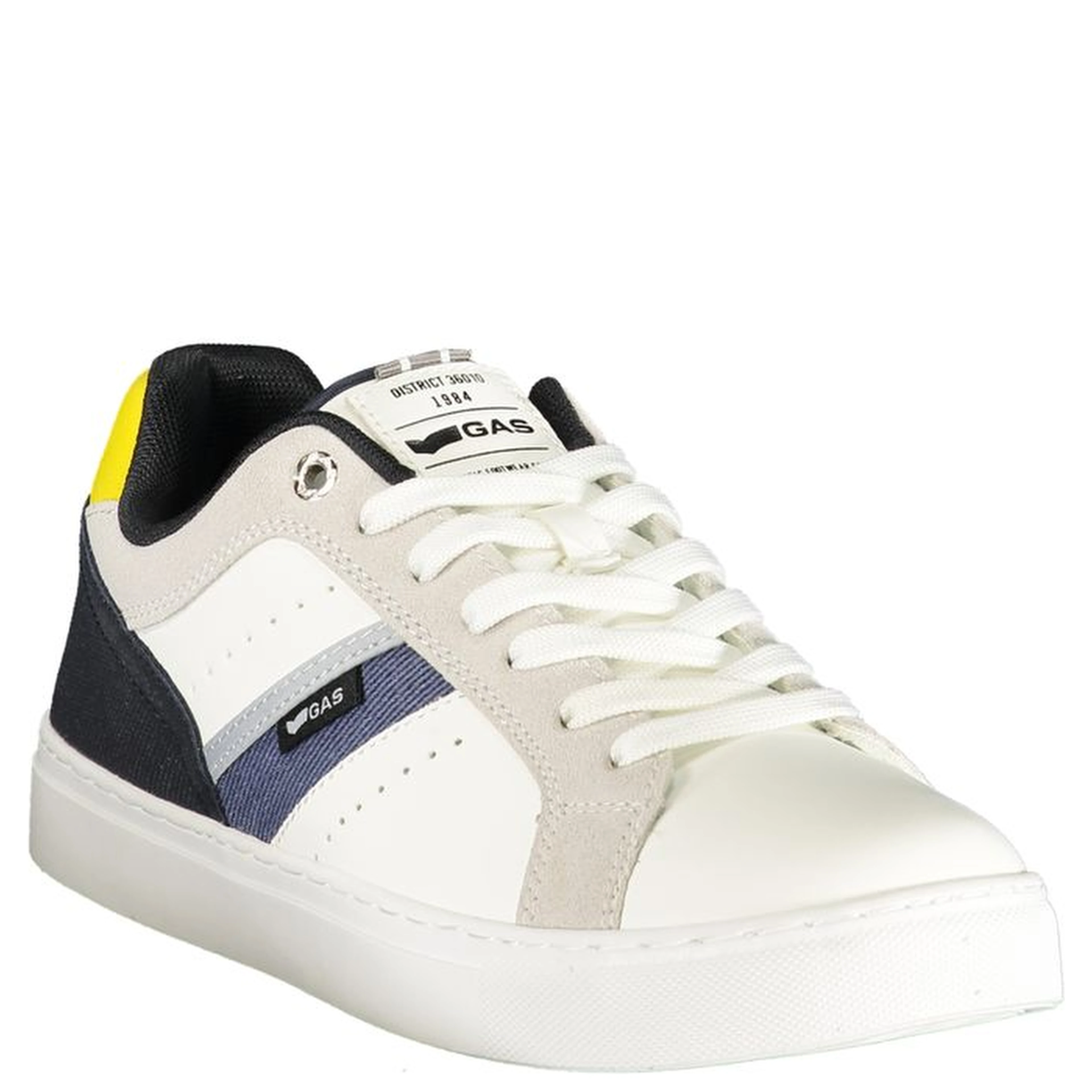 White Polyurethane Men's Sneaker