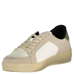 Bianco Polyurethane Men Sneaker