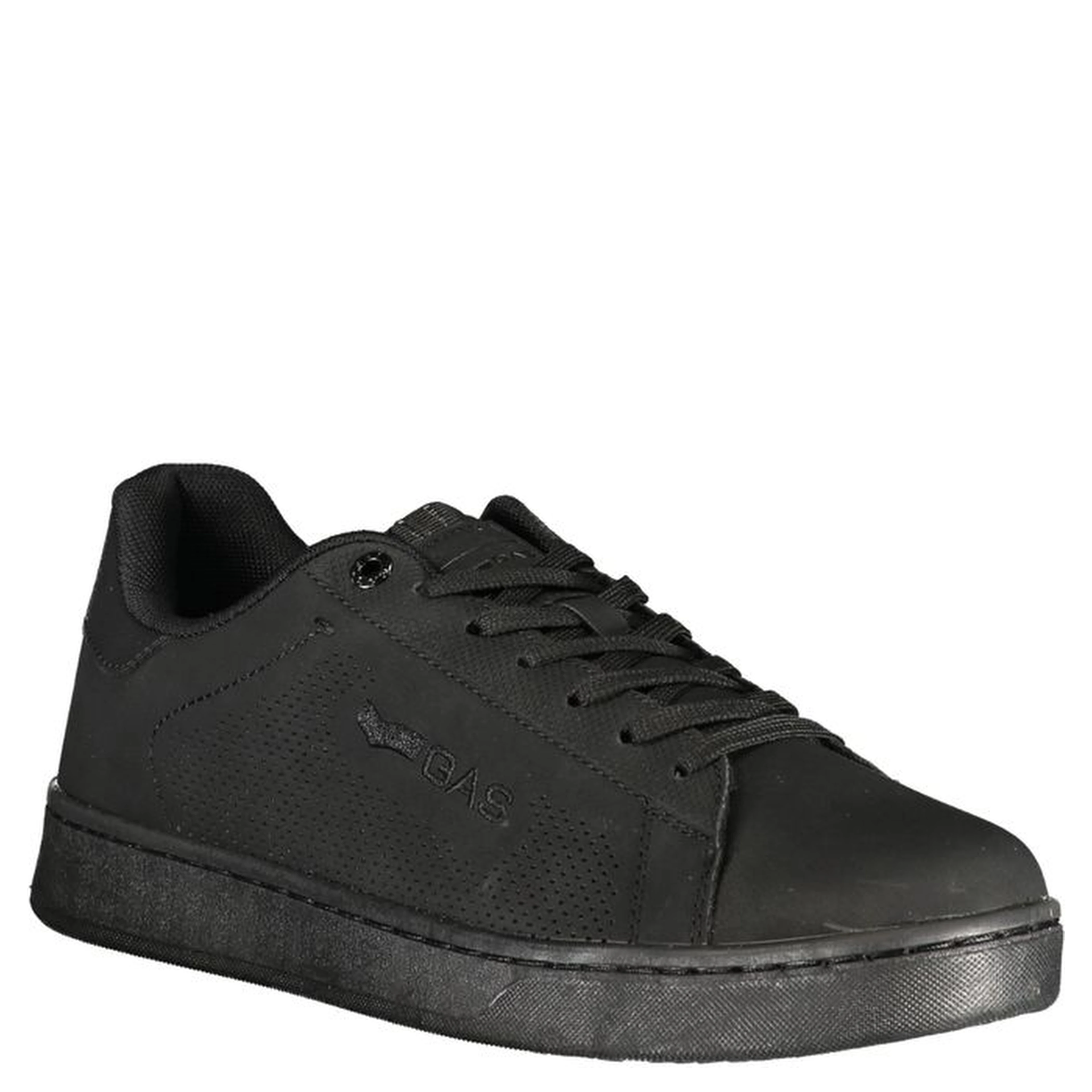 Black Polyurethane Men Sneaker