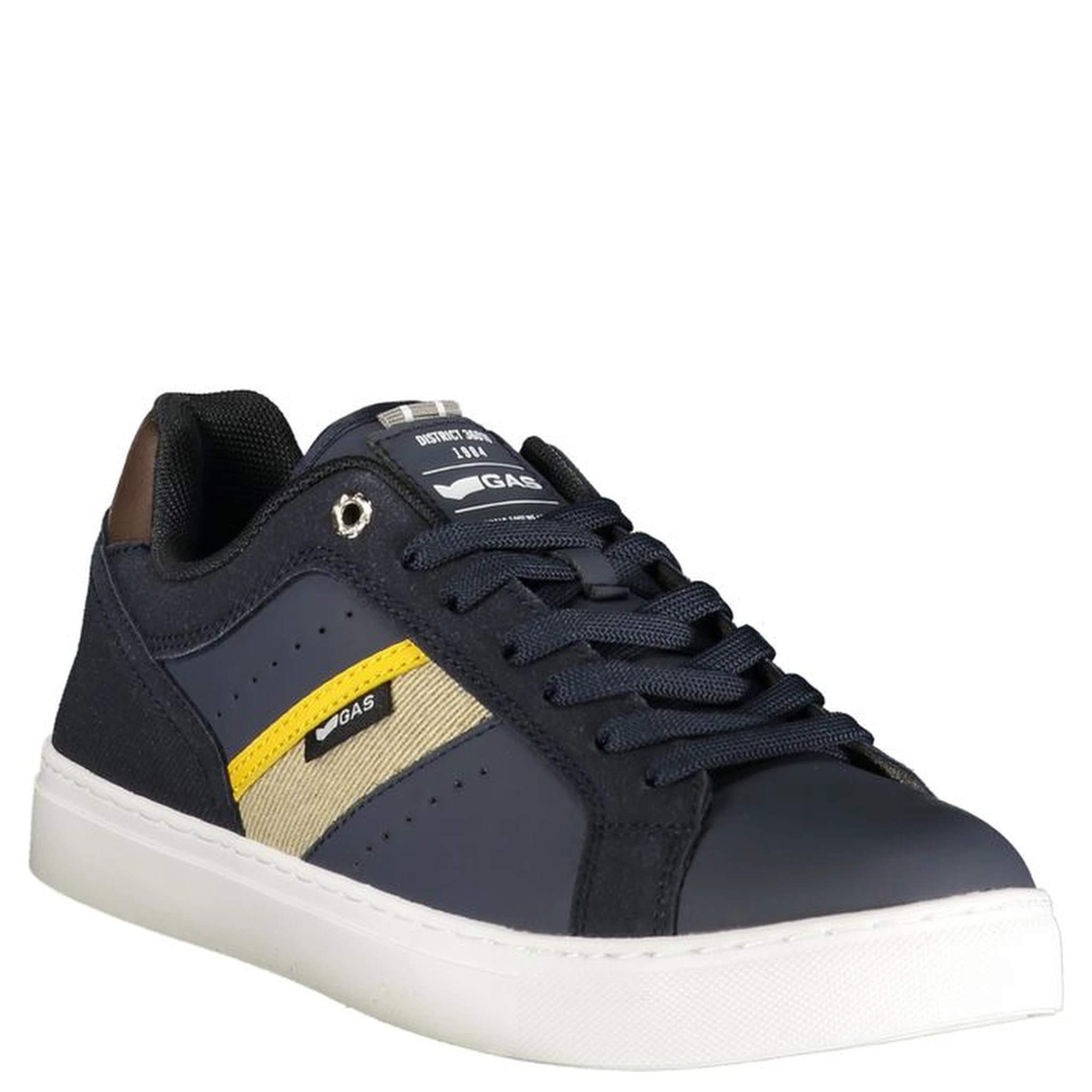 Blue Polyester Men Sneaker