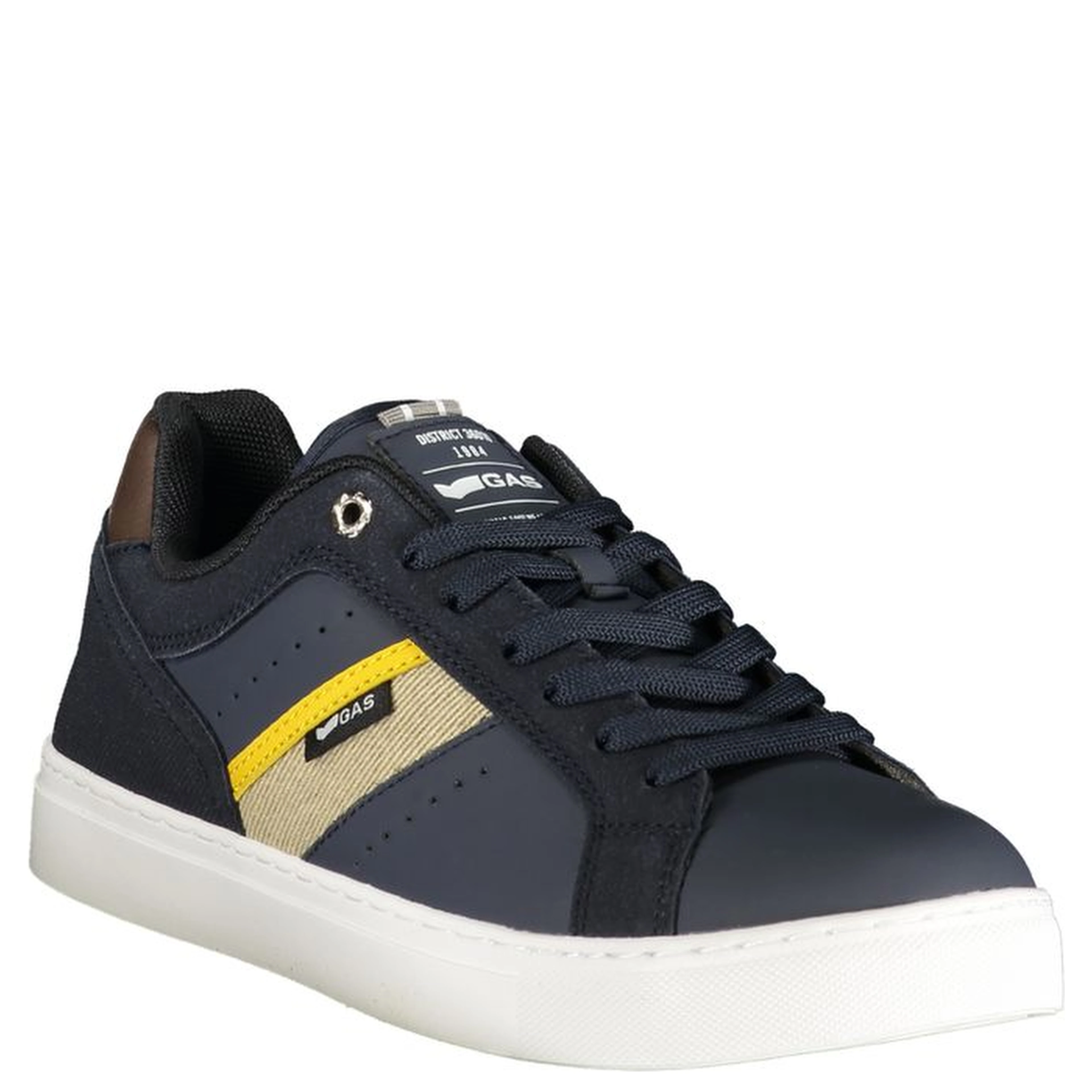 Blue Polyester Men Sneaker