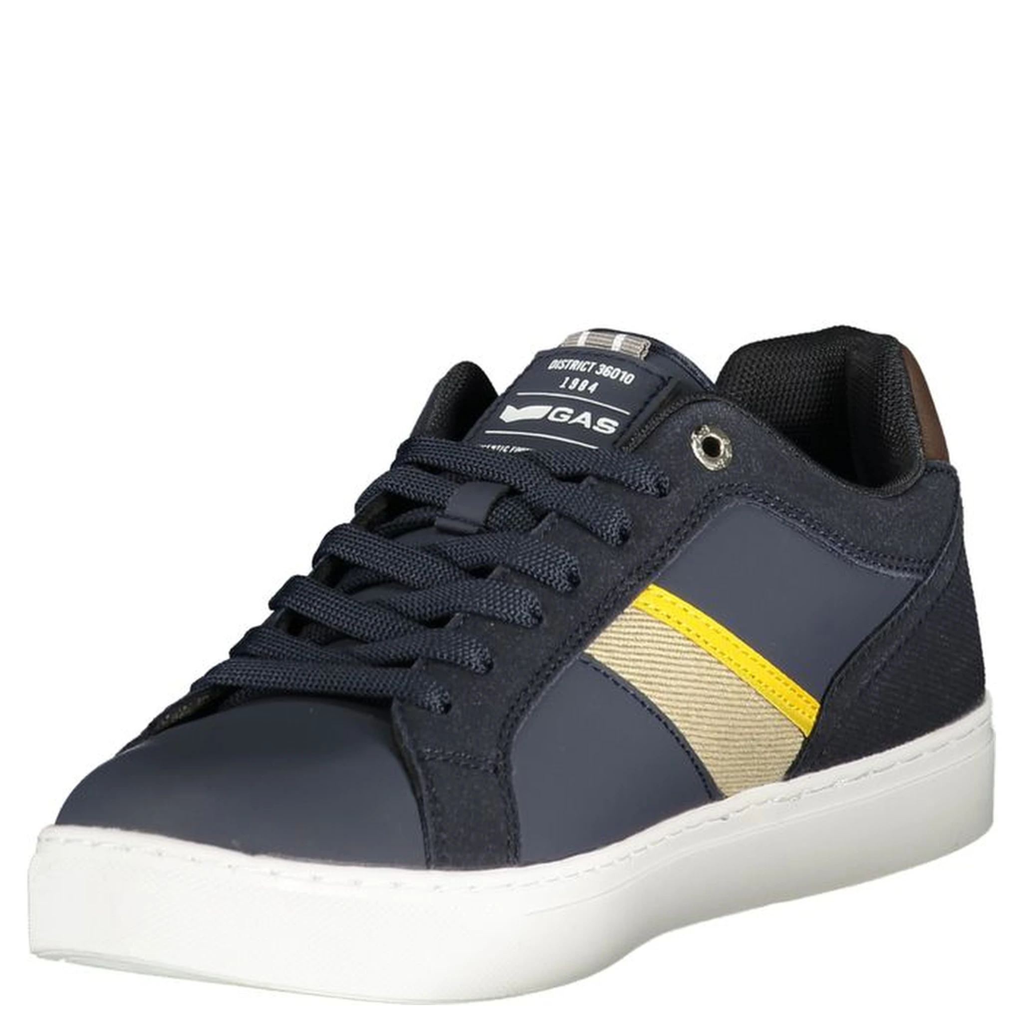 Blue Polyester Men Sneaker