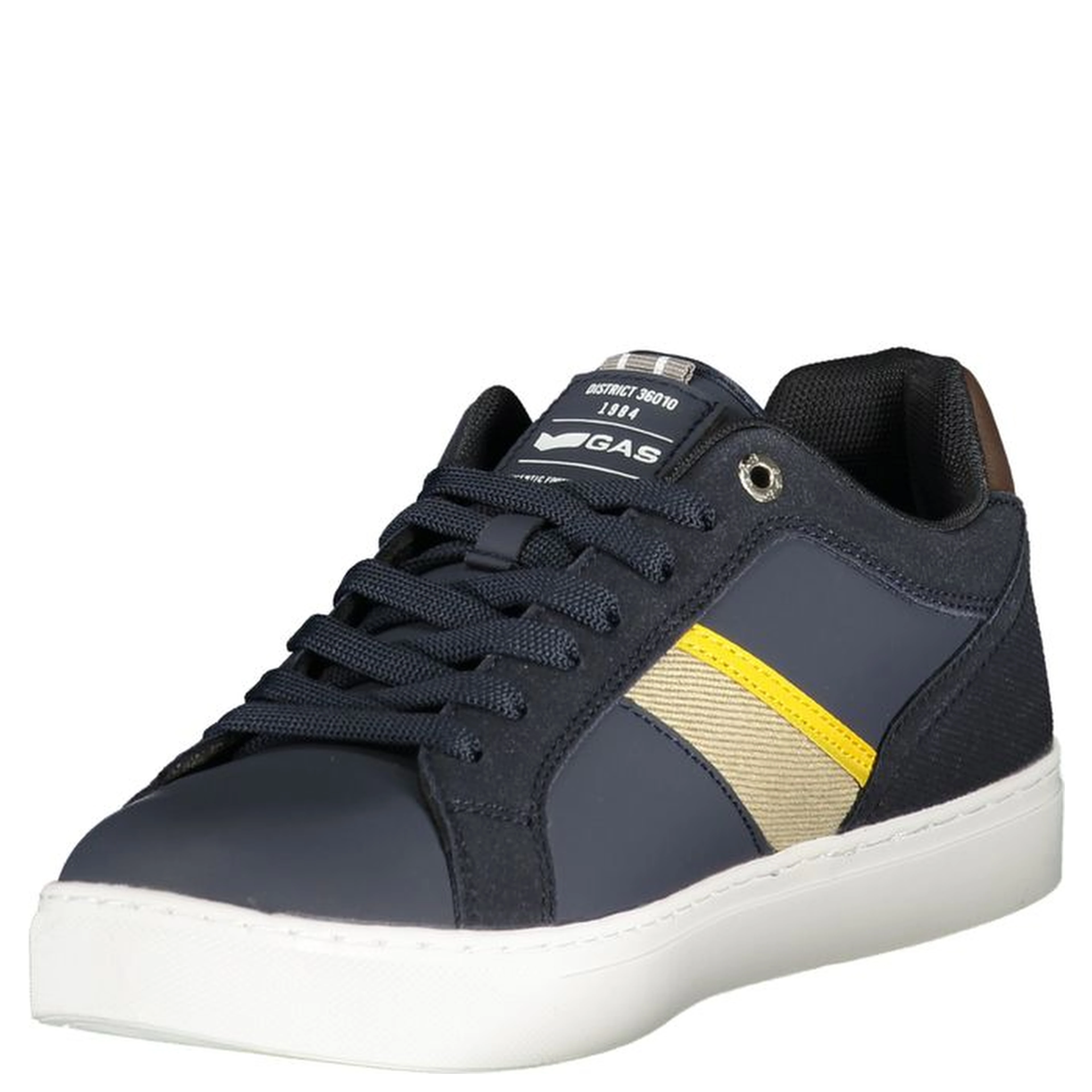 Blue Polyester Men Sneaker