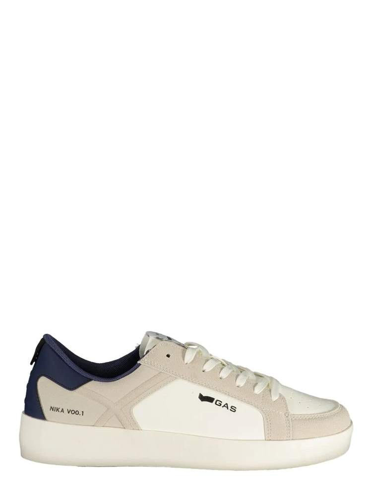White Polyurethane Men's Sneaker
