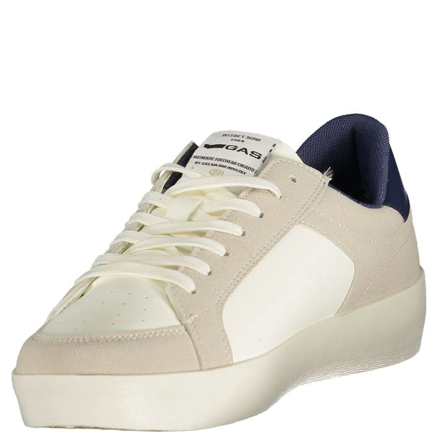 White Polyurethane Men's Sneaker