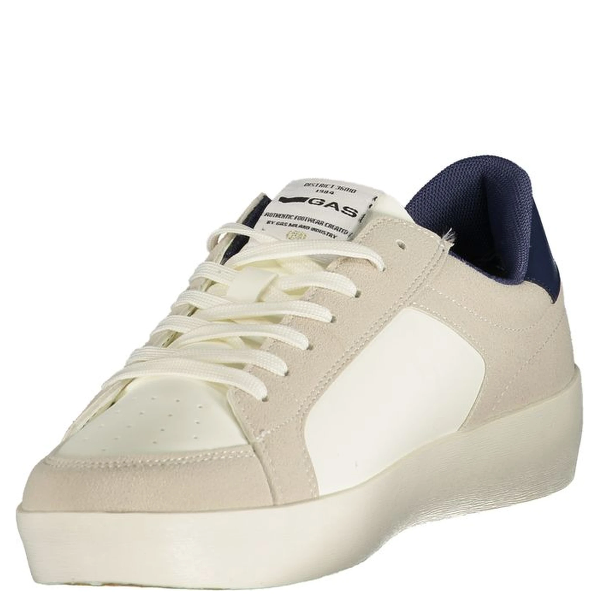 White Polyurethane Men's Sneaker