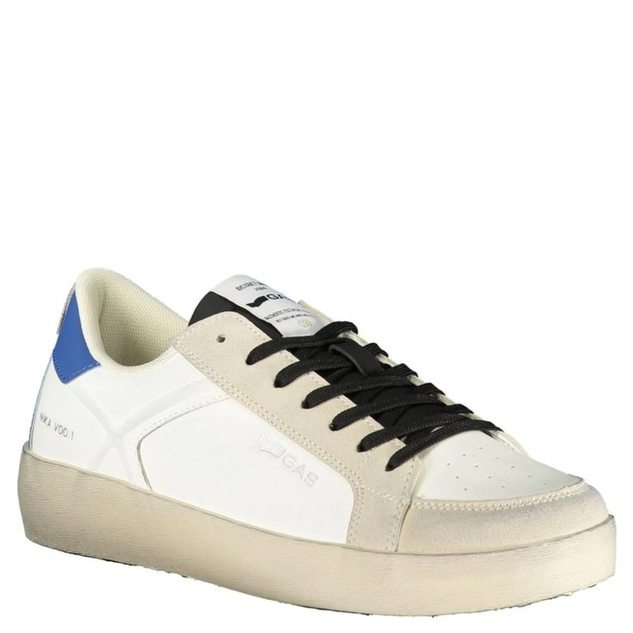 White Polyurethane Men Sneaker