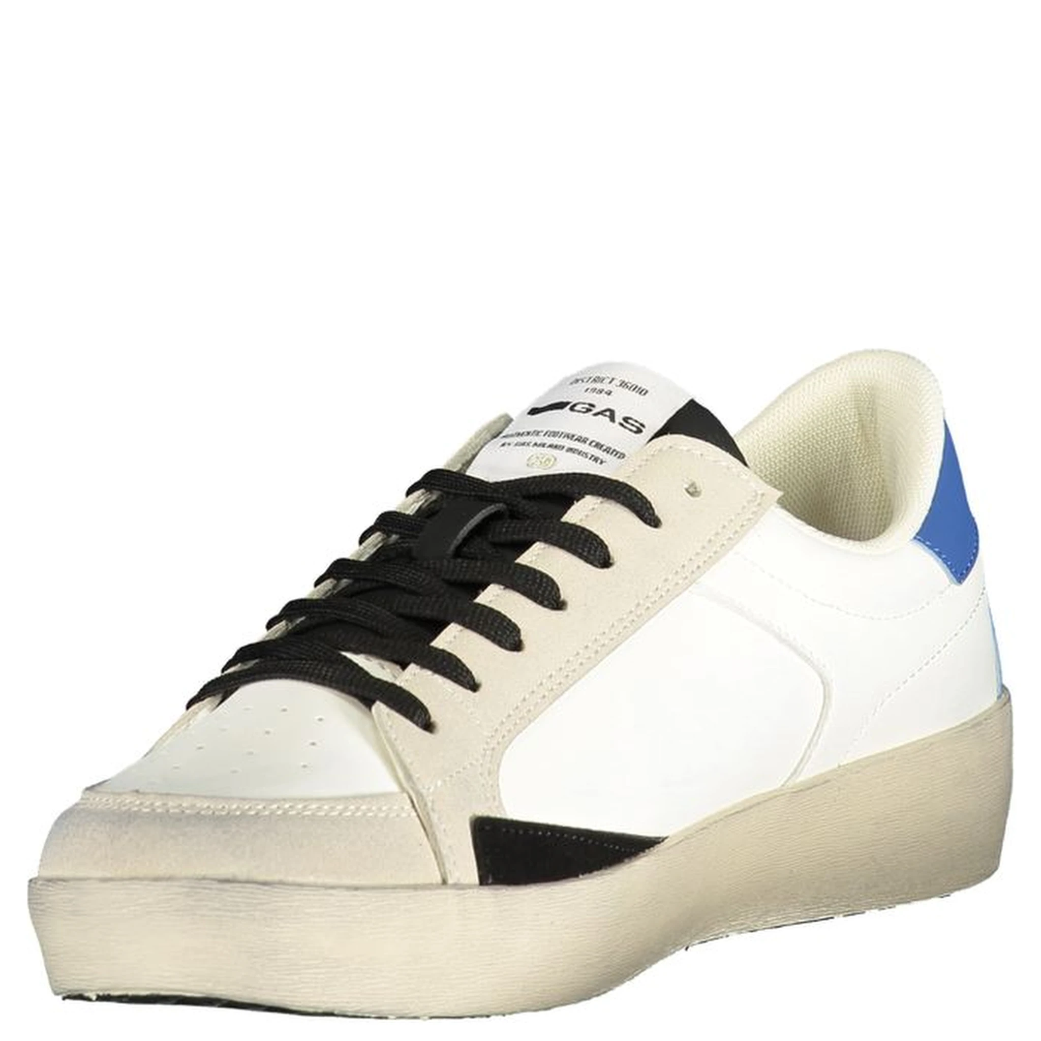 White Polyurethane Men Sneaker