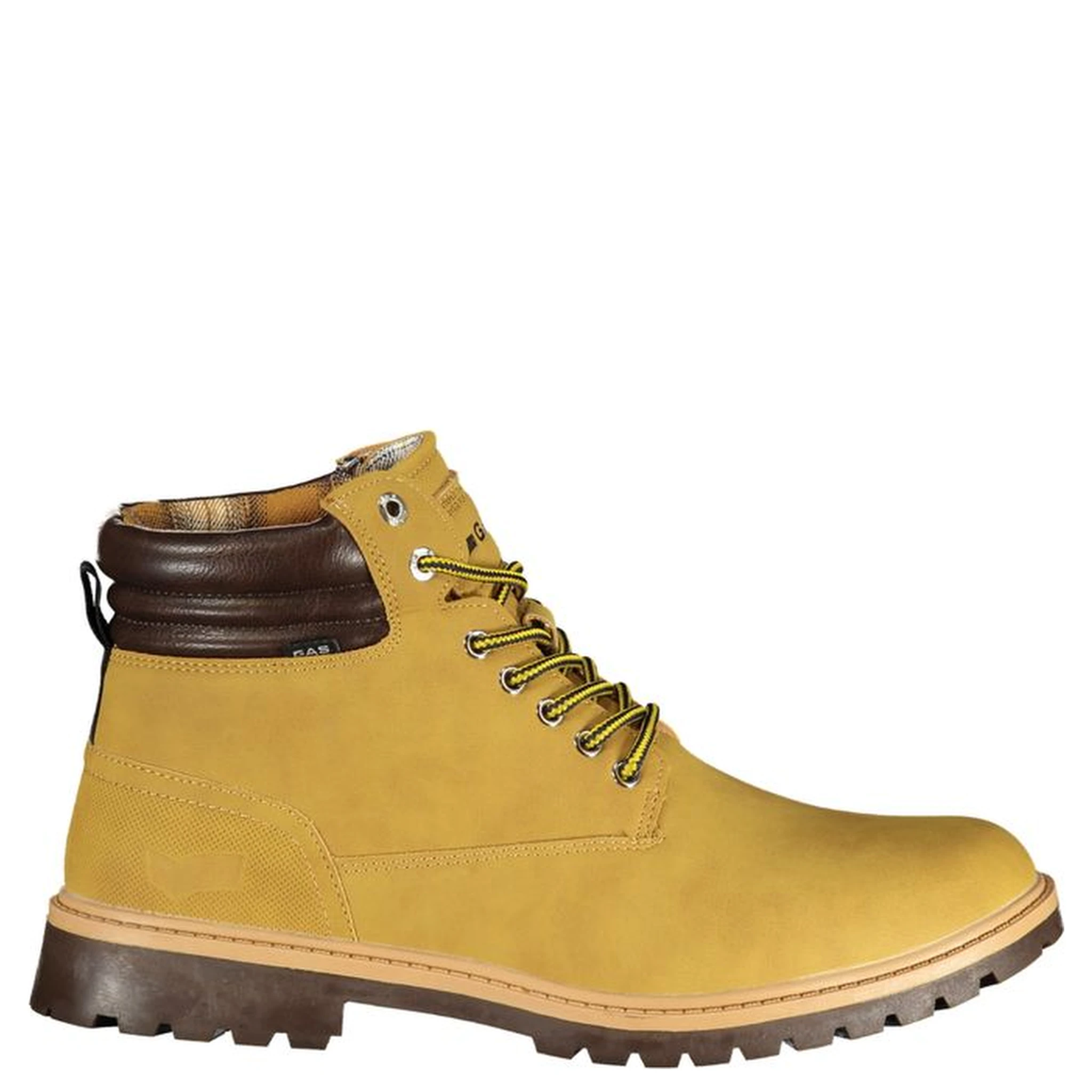 Beige Polyurethane Men Ankle Boot