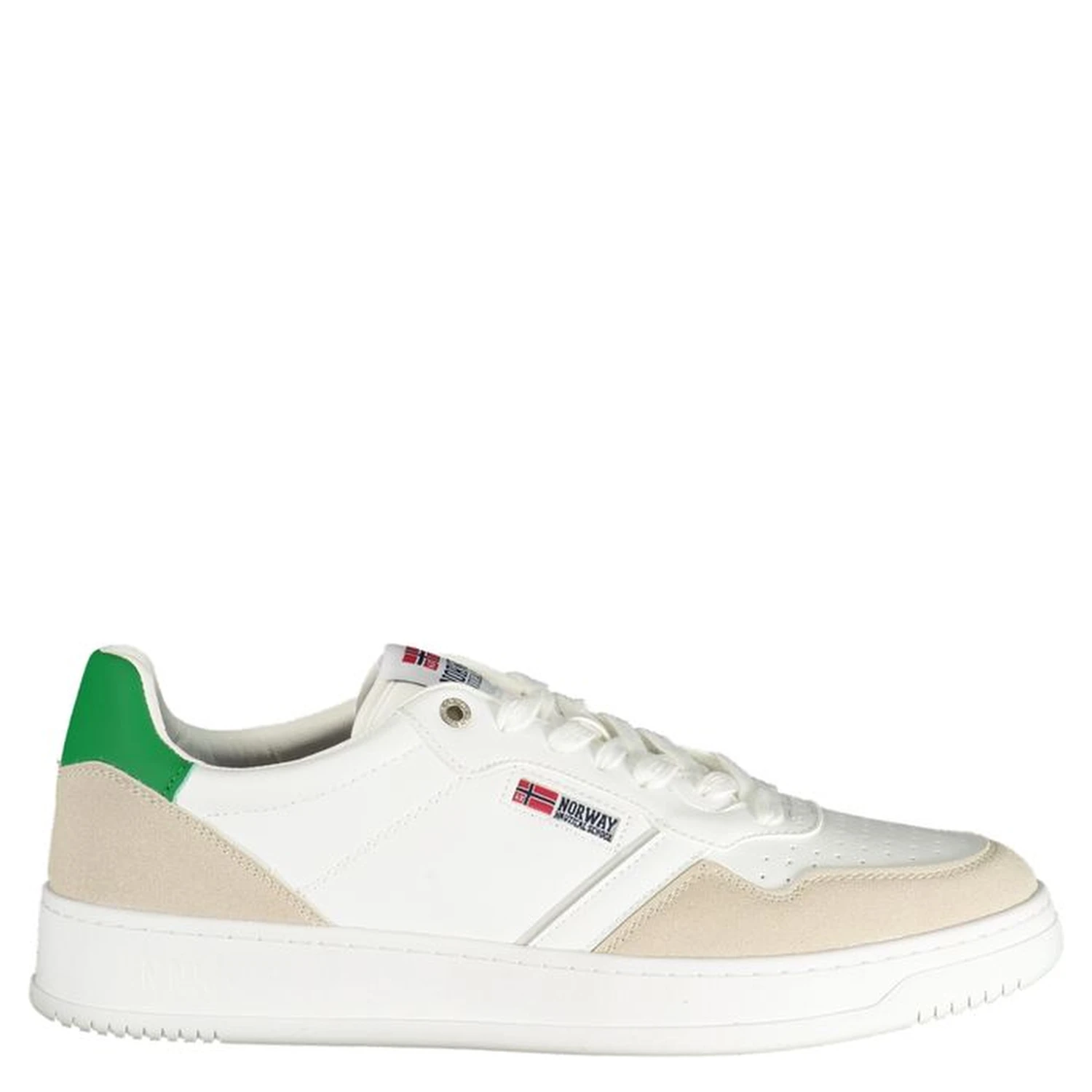 White Polyurethane Men's Sneaker