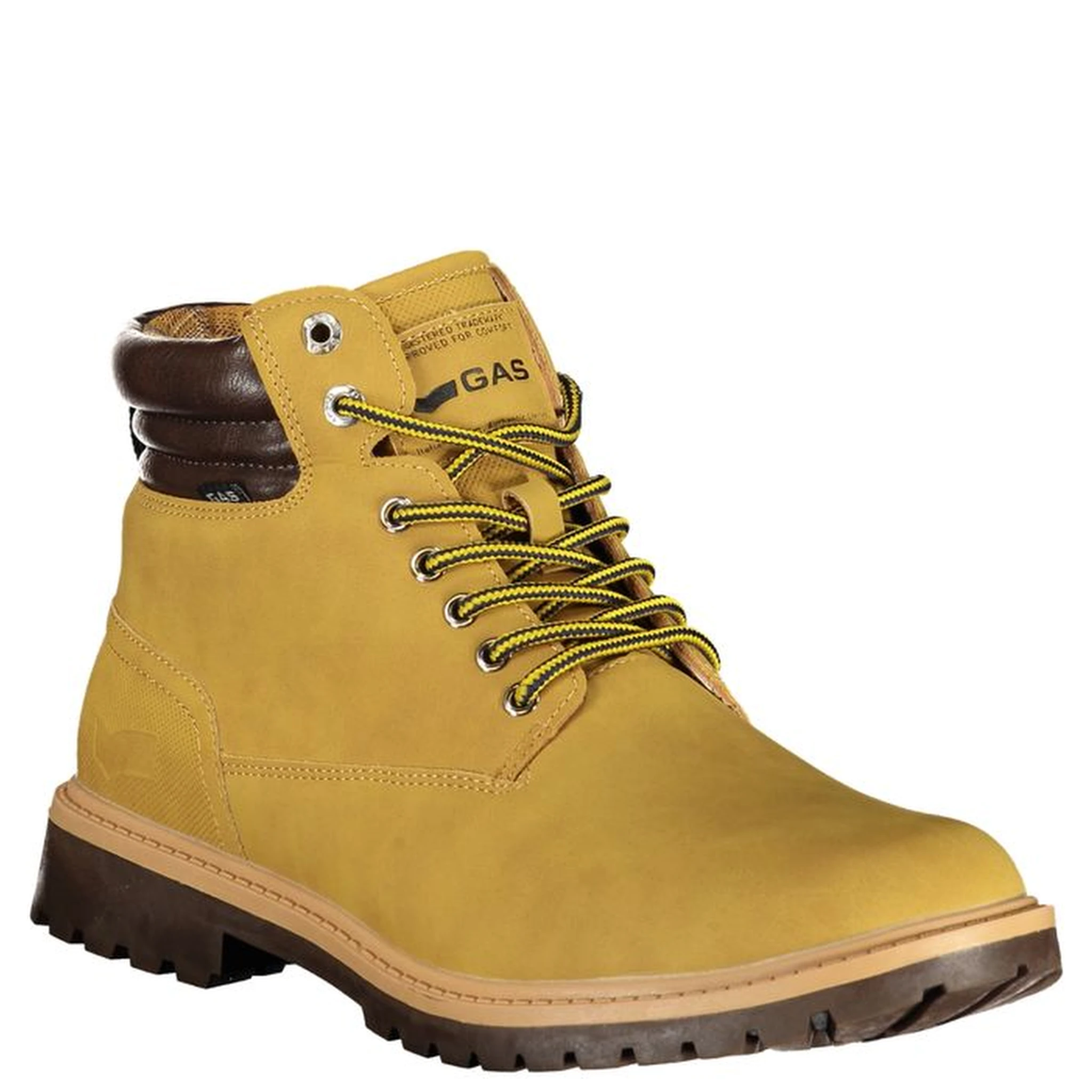 Beige Polyurethane Men Ankle Boot