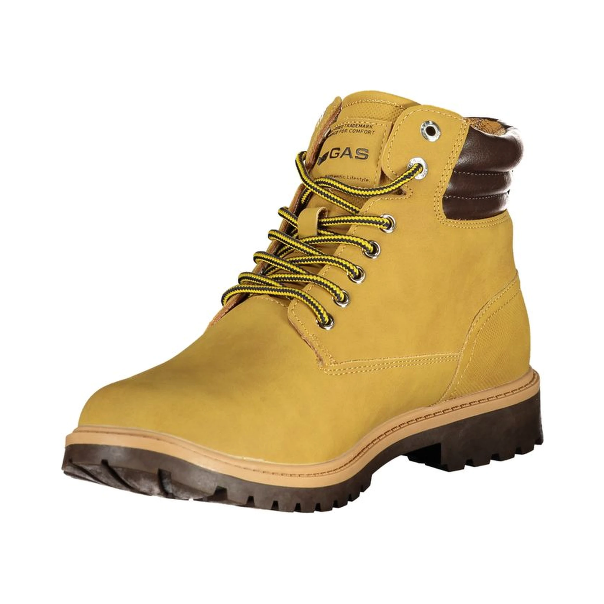 Beige Polyurethane Men Ankle Boot