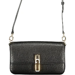 Black Leather Women Handbag