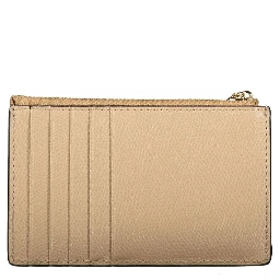Beige Leather Women Wallet