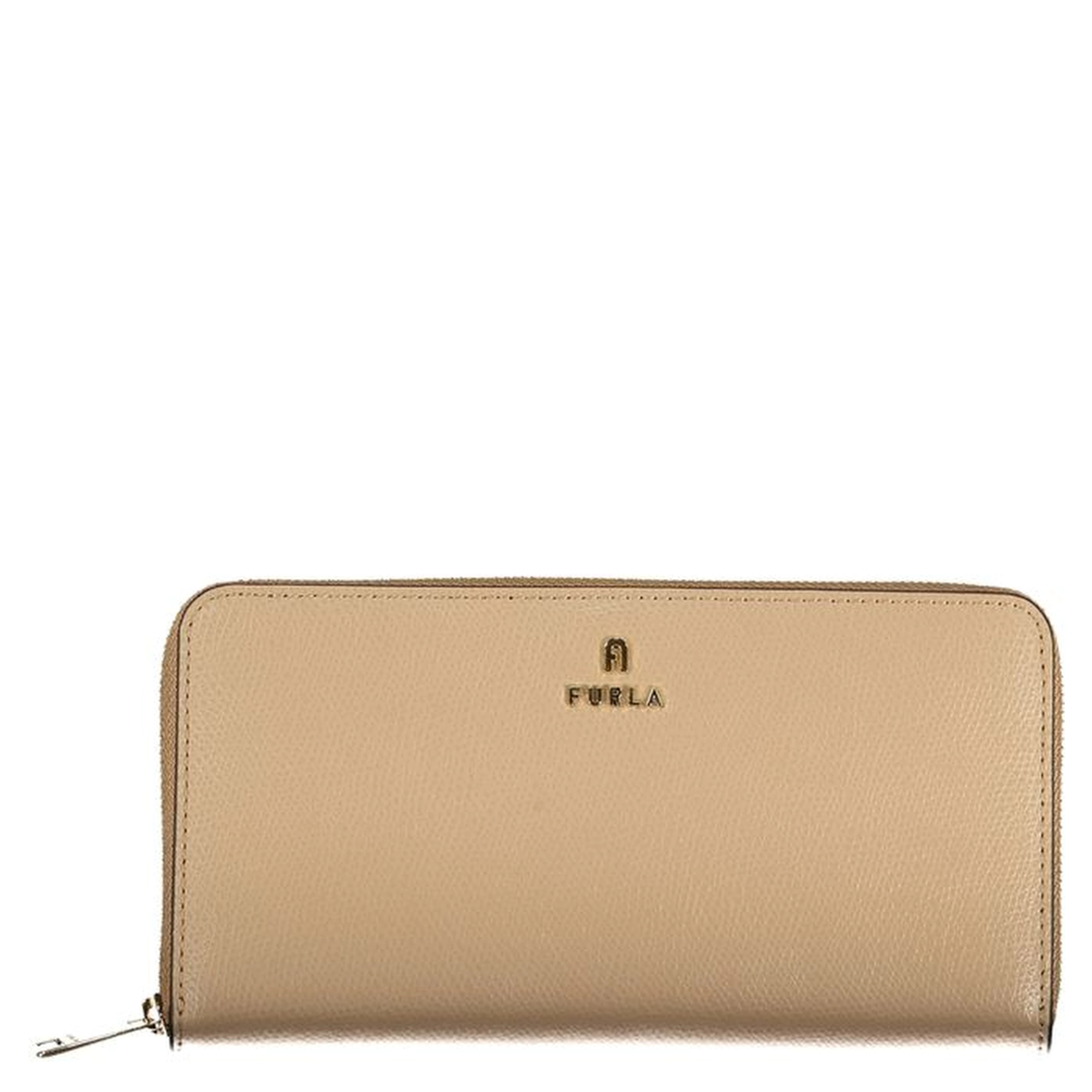 Beige Leather Women Wallet