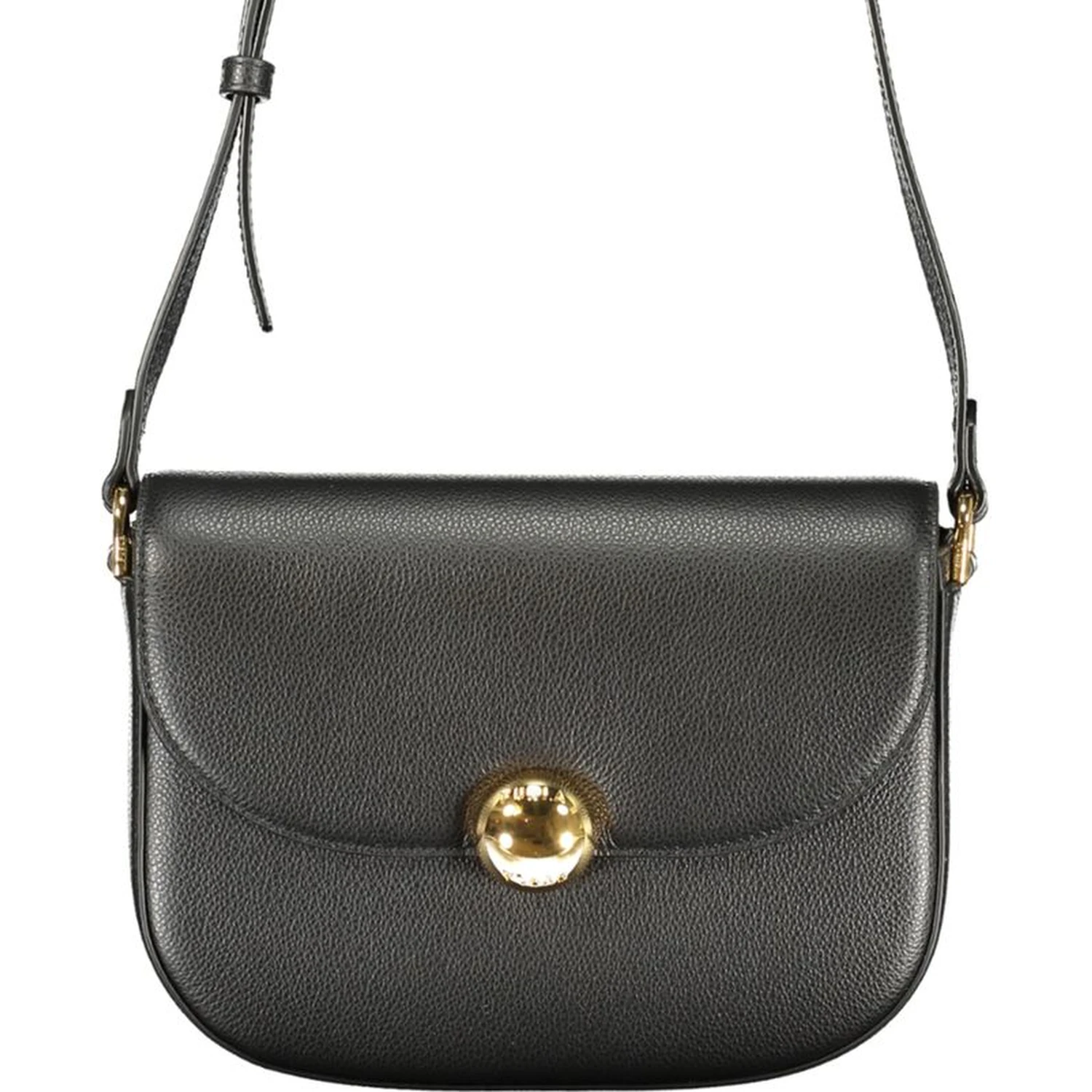 Black Leather Women Crossbody