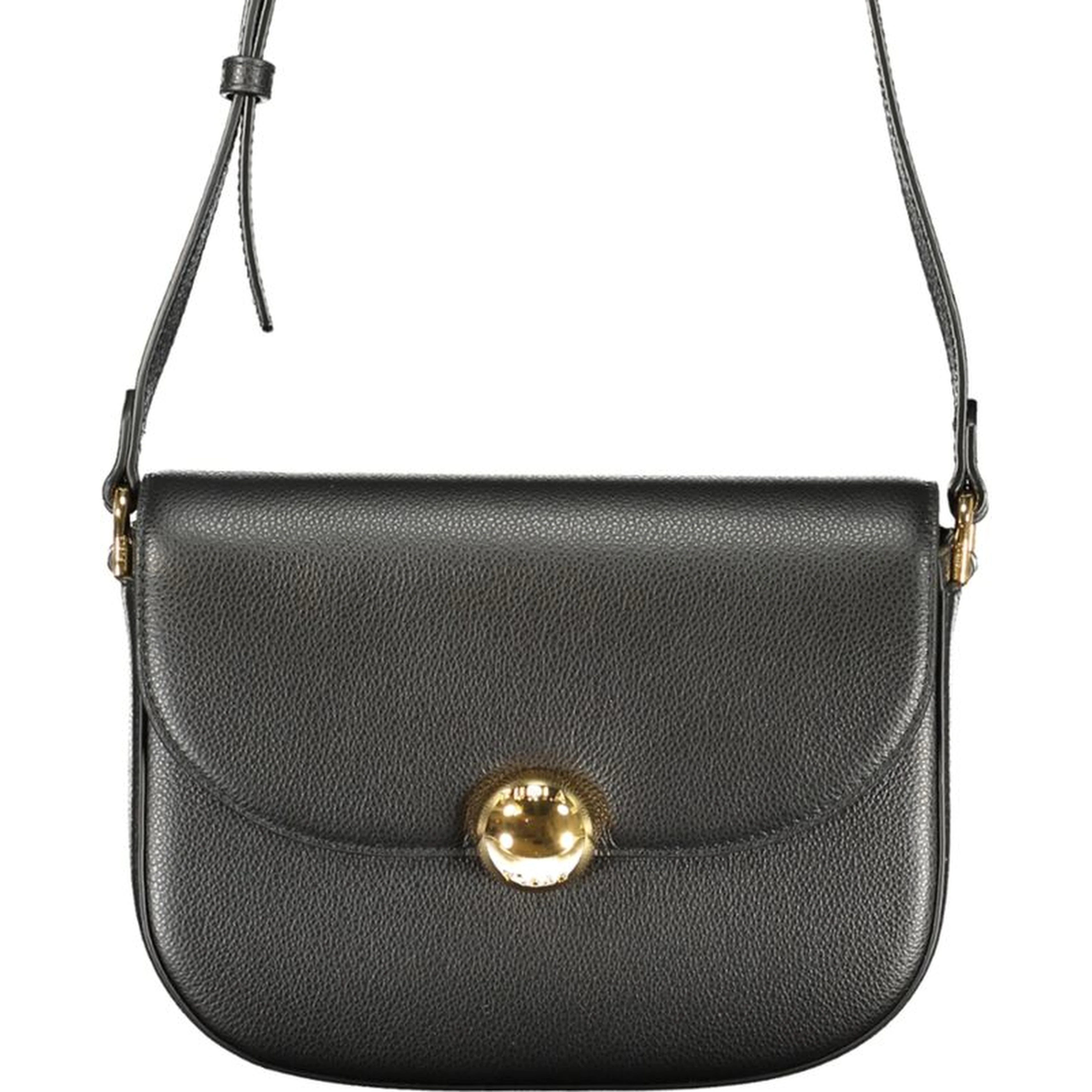 Black Leather Women Crossbody