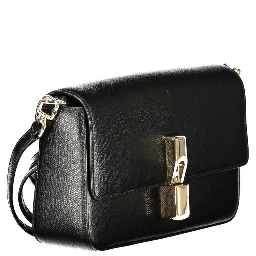 Black Leather Women Handbag