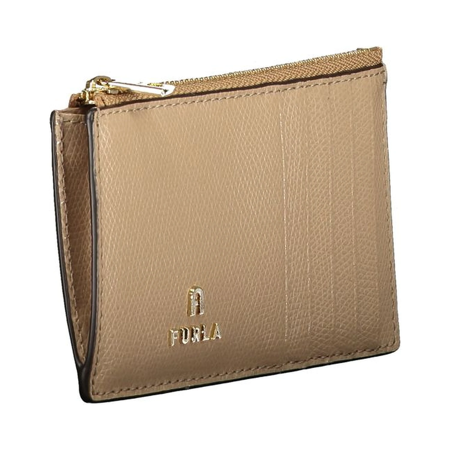 Beige Leather Women Wallet