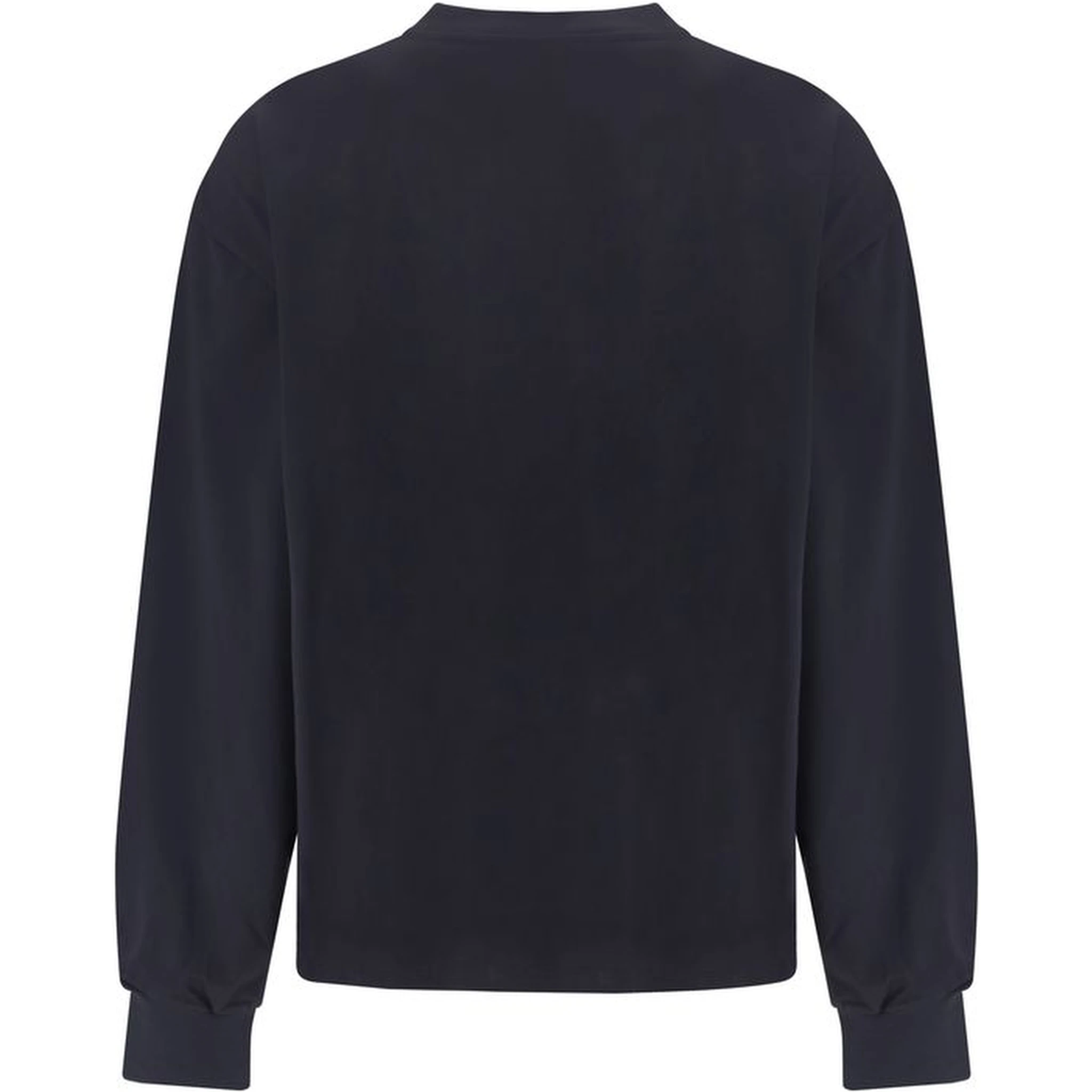 Black Cotton Sweatshirt