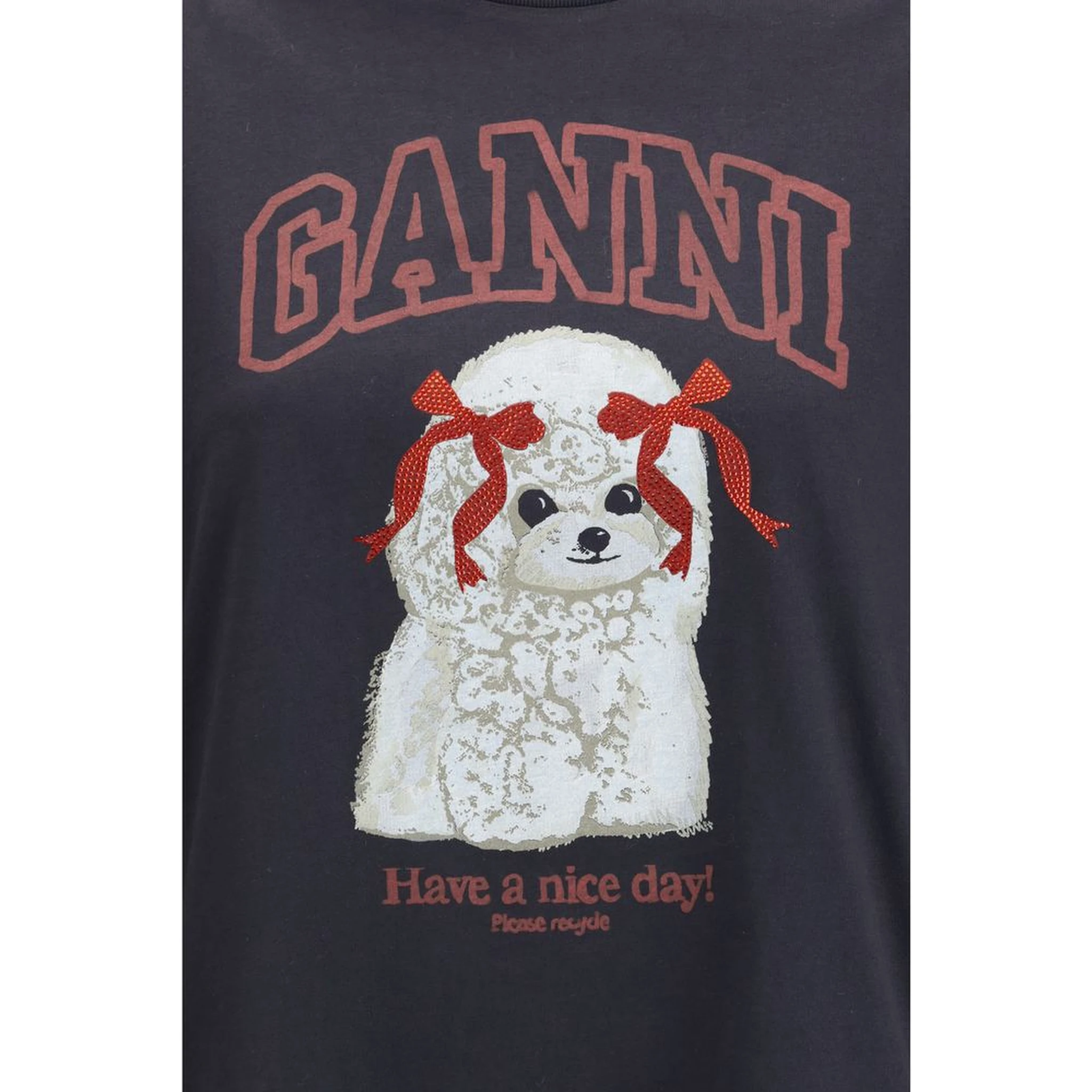 Black Cotton Sweatshirt