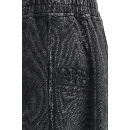 Black Cotton Casual Pants