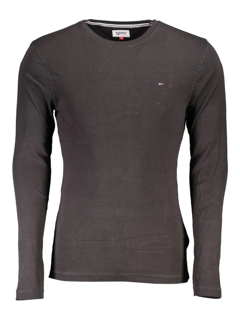Black Cotton Men's T-Shirt