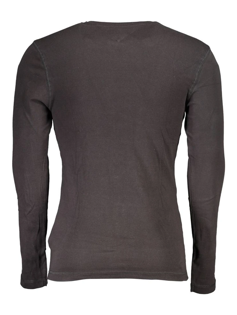 Black Cotton Men's T-Shirt